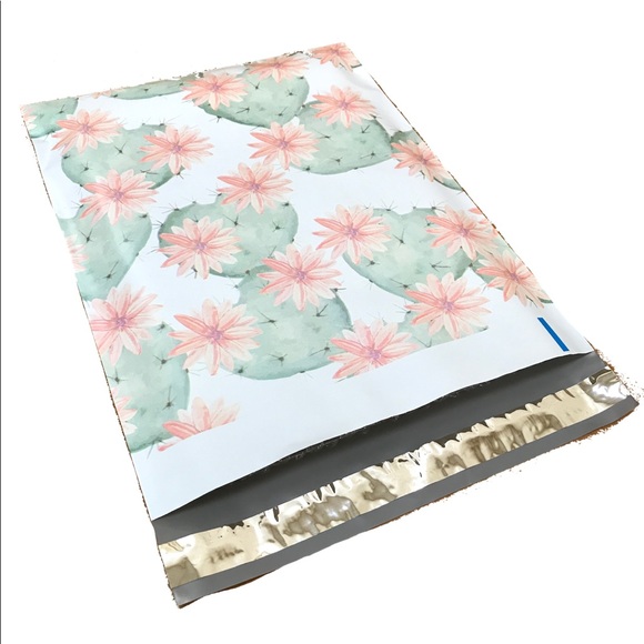 25 10X13 Flower Cactus Poly Mailers CLEARANCE - Picture 7 of 7